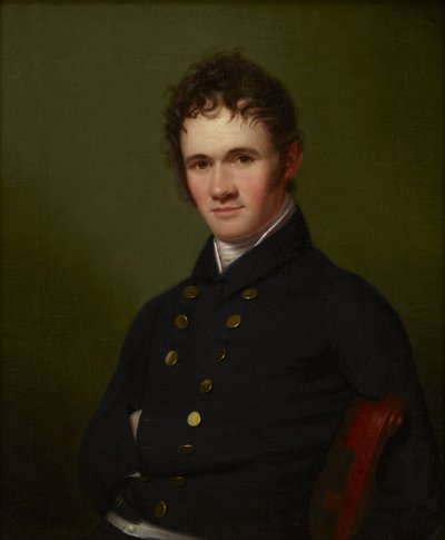 Portrait of Commander Lewis Warrington (1782-1851) by Rembrandt Peale